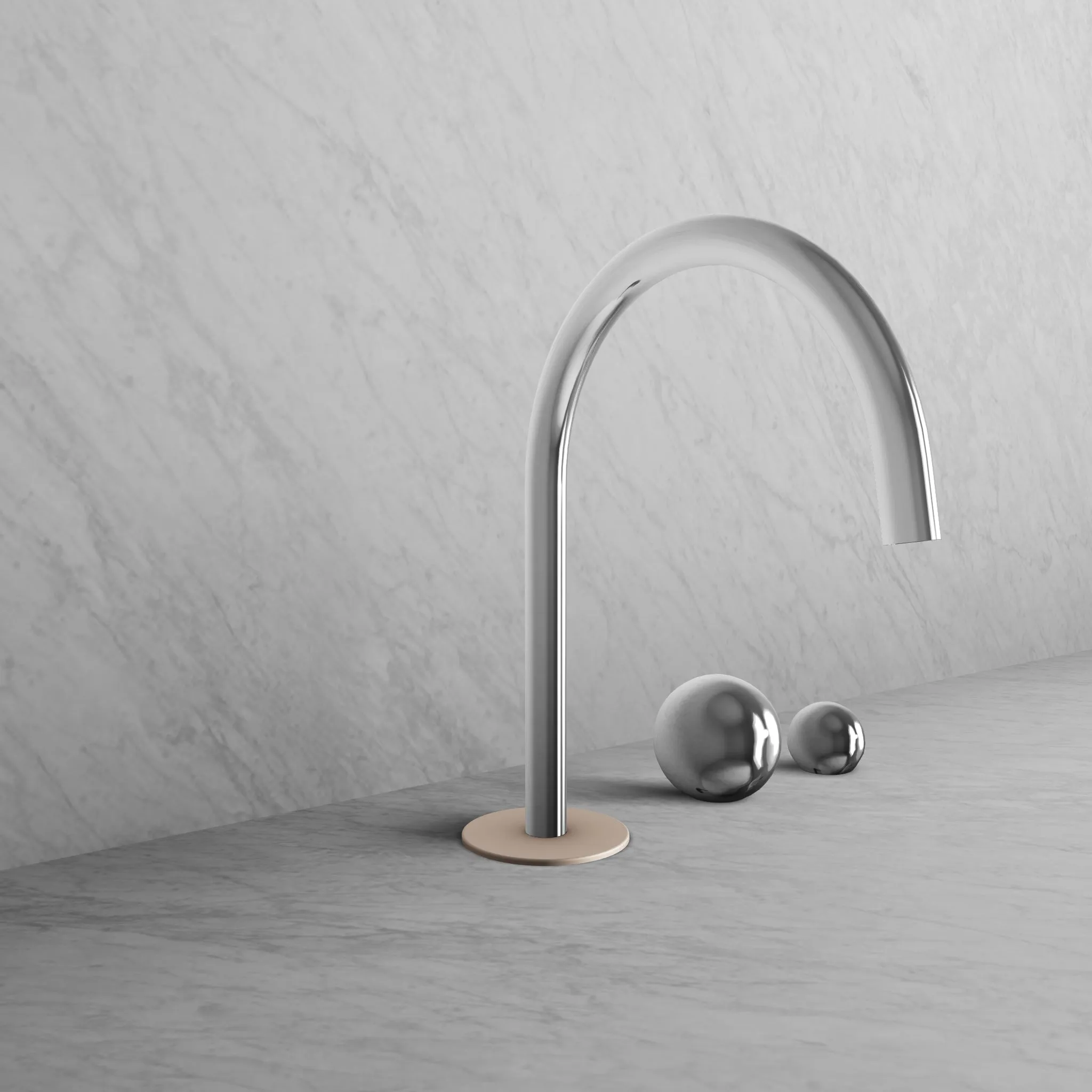 BARiL B35-8009-00L-CH-120 Two-Handle Deck Mounted Lavatory Faucet